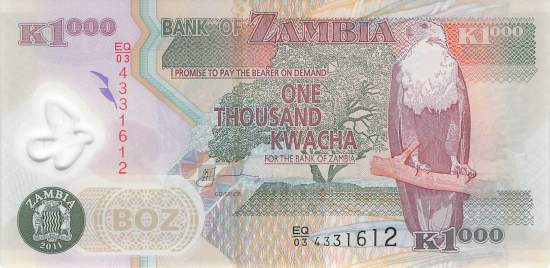 1000 Kwacha 2011